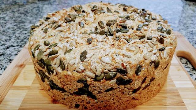 Pão De Grãos Integral e Vegano