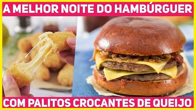 Hambúrguer Perfeito Com Acompanhamentos
