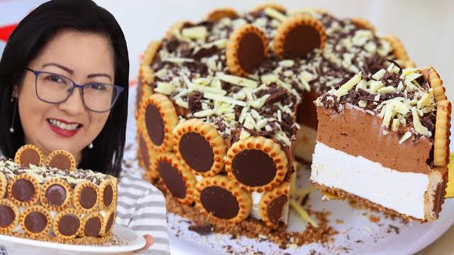 Torta Mousse Dois Amores