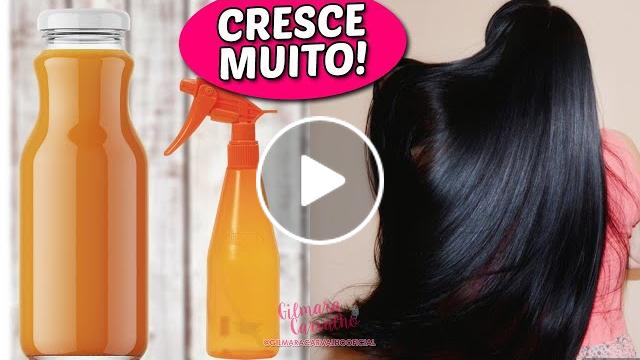 Mistura Potente Para O Cabelo Crescer - Artes em Geral