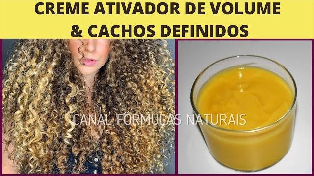 Creme Ativador De Volume E Cachos Definidos