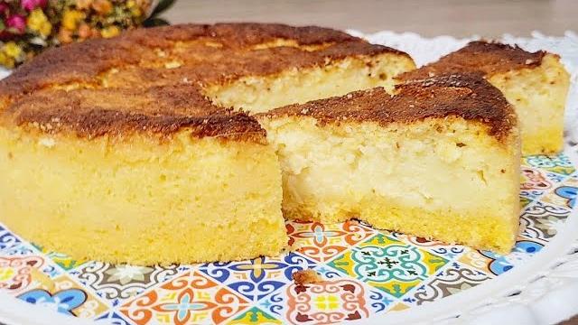 Bolo Cremoso De Fubá Sem Farinha