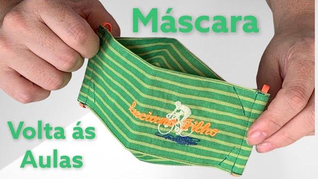 Máscara Infantil Para A Volta Ás Aulas