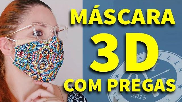 Máscara De Proteção 3D Com Prega – Passo A Passo
