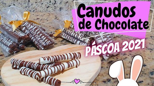 Canudo De Wafer Com Chocolate – Super Especial