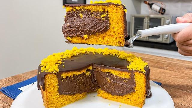 A Melhor Receita De Bolo De Cenoura Trufado Que Existe