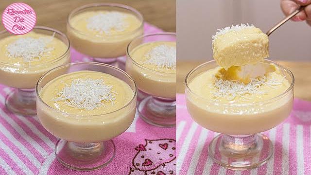 Maravilhosa Sobremesa Cremosa – Poucos Ingredientes