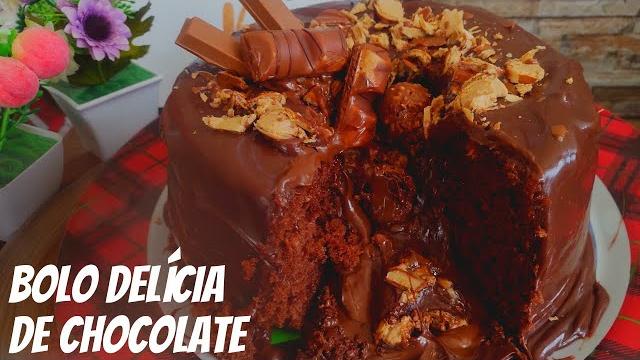 Bolo Vulcão – Uma Verdadeira Explosão de Chocolate