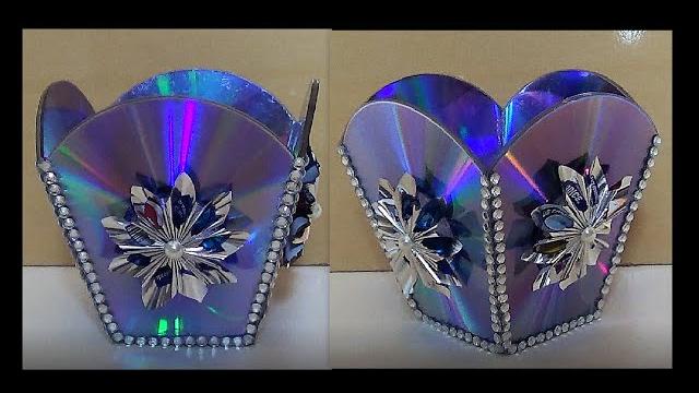 IDÉIA CRIATIVA COM CDS VELHOS