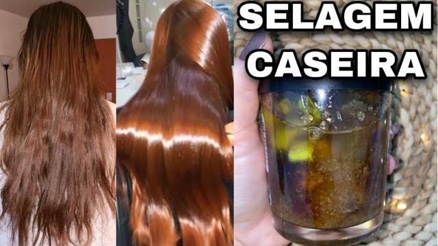 CABELO LISO PEROLADO MUITO BRILHOSO – SELAGEM CASEIRA MUITO FÁCIL