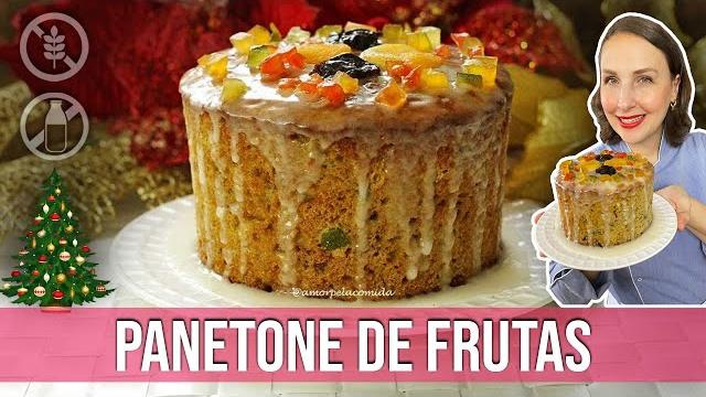 PANETONE DE FRUTAS FEITO À MÃO EM 10 MINUTOS – SEM TRIGO E SEM LACTOSE