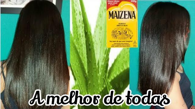 Hidratação Caseira Poderosa Usando Babosa e Maizena