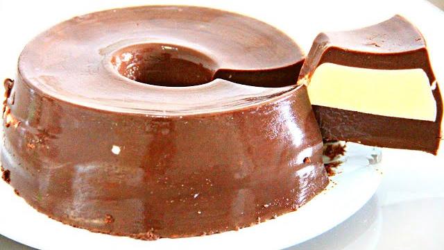 Pudim de Leite Ninho Com Chocolate – Mega Cremoso