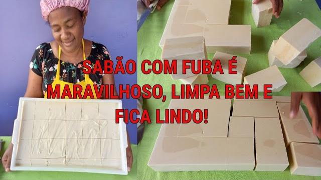 Potente Sabão de Fubá –  Remove Toda Sujeira