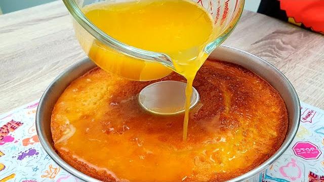 Bolo de Laranja Incrivelmente Delicioso e Molhadinho