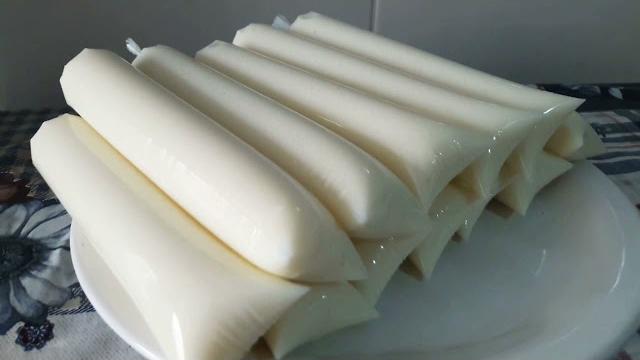 Delicioso Geladinho de Coco Cremoso