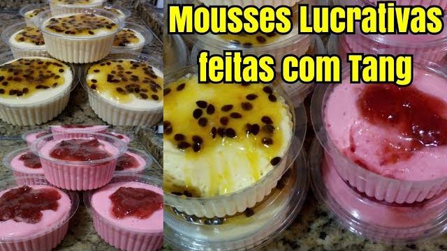 Mousse no Pote – Morango e Maracujá