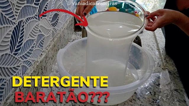 Detergente em Gel com Soda – Super Potente