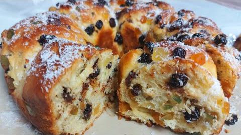 Delicioso Pão Doce de Páscoa sem Sovar