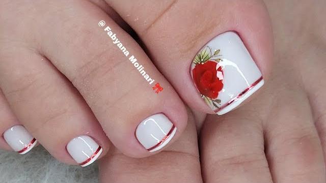Lindas Unhas Decoradas com Fitilho