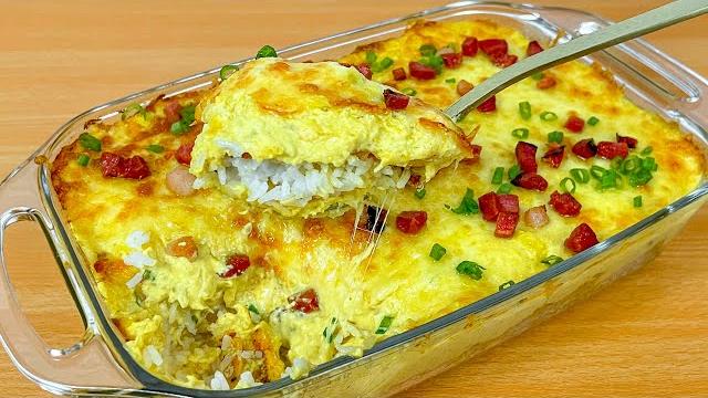 Arroz Maravilha de Forno – Almoço Completo Super Fácil
