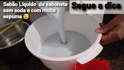 Perfeito Sabão Líquido de Sabonete Sem Soda