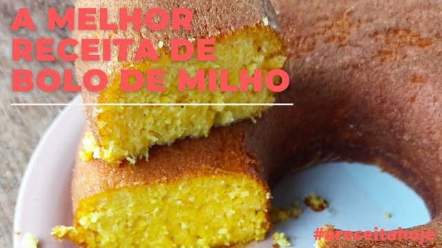 Bolo de Milho de Latinha – Ótimo Para o Café