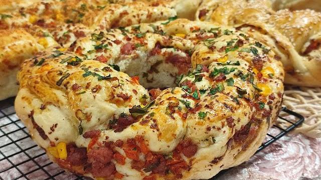 Faça um Maravilhoso Pão de Linguiça – Passo a Passo