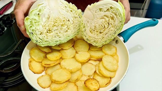 Repolho Crocante com Batata Frita para Semana Santa