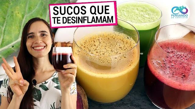 3 Sucos que Desinflamam seu Corpo – Suco Anti-Inflamatório