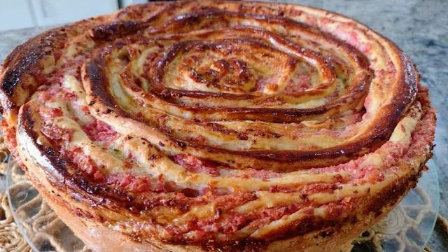 Pão Caseiro Recheado Com Mortadela – Gostoso e Diferente