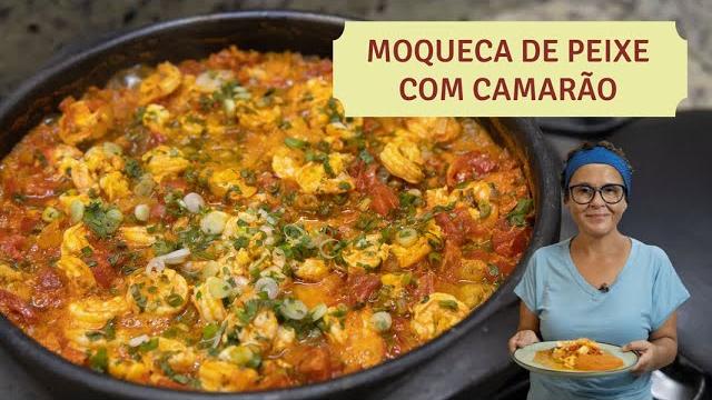 Moqueca de Peixe com Camarão – Fica Divina