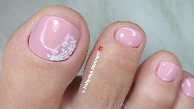 Unhas Decoradas dos Pés – Super Delicadas e Fofas