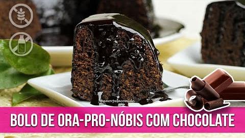 Bolo de Ora-Pro-Nóbis – Um Sabor Intenso de Chocolate