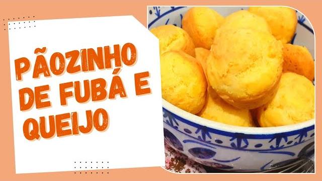 Delicioso Pãozinho de Fubá e Queijo sem Trigo