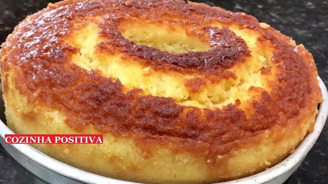 Delicioso Bolo Pratico de Mandioca – Sem Trigo e Com Poucos Ingredientes