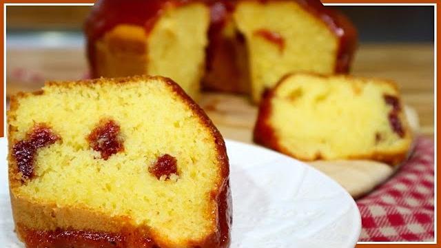 Bolo de Fubá com Goiabada – Receita Divina que Desmancha na Boca