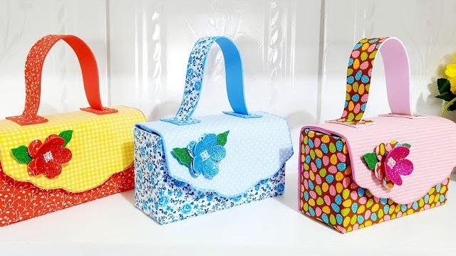 Reciclagem – Maletinha Feita com Caixa de Leite
