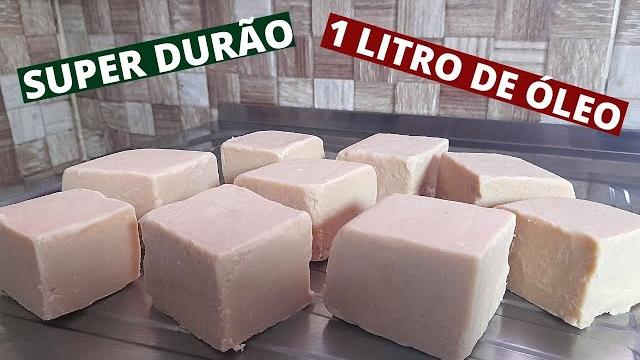 Sabão Caseiro Super Duro Com Apenas 1 Litro de Óleo