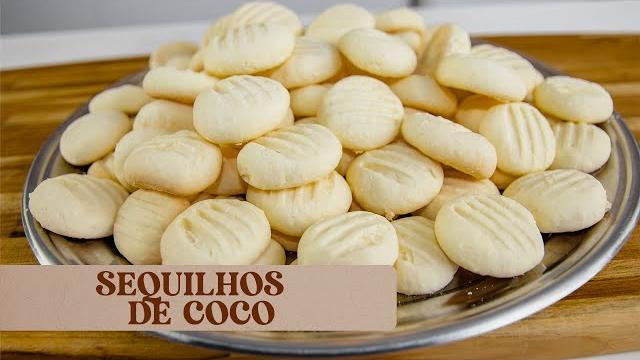 Sequilhos de Coco Que Desmancham na Boca