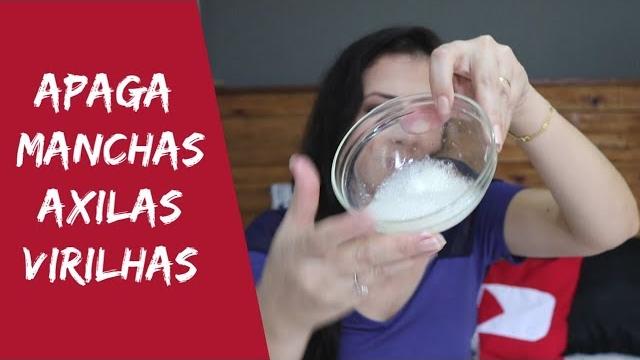 Aprenda a Preparar um Potente Clareador de Axilas, Virilhas e Cotovelos