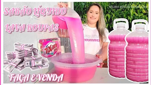 Aprenda a Fazer Esse Sabão Liquido Perfeito e Facil