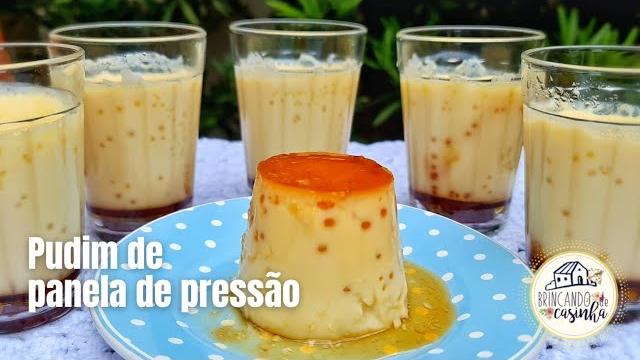 Pudim de leite condensado na panela de pressão – Pronto em 5 minutos