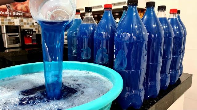 Faça 30 litros de sabão liquido limpa tudo com apenas 5 reais