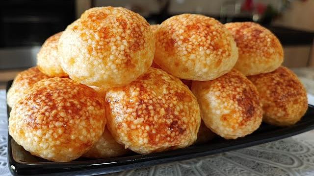 Pãozinho de tapioca para o café da manhã