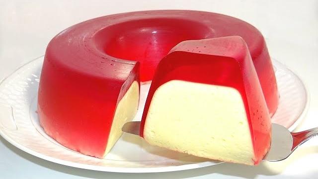 Gelatina Recheada Com Pudim – Delicia Gelada