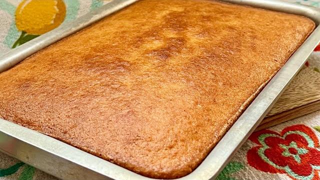 Bolo de Fubá com Mandioca: Molhadinho, Fofinho e Delicioso!
