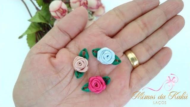 Laço de Fita: Mini Flor de Rococó com Kaká Magalhães