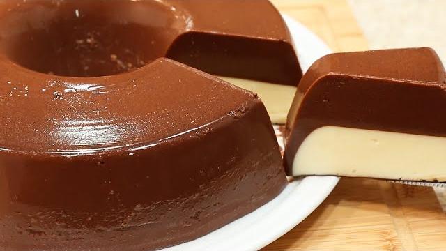 Pudim de Leite Ninho Com Chocolate Mais Fácil do Mundo