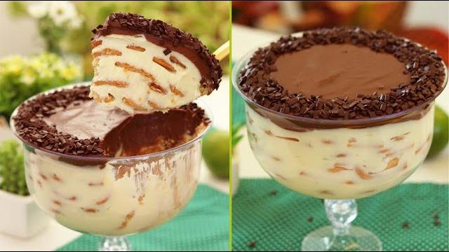 Sobremesa Perfeita Sem Gelatina e Com Poucos Ingredientes
